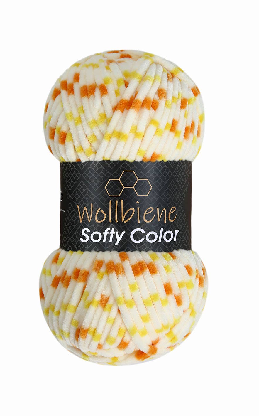 Softy Color Chenille Wool 100gr Coloured Knitting Hobby DIY