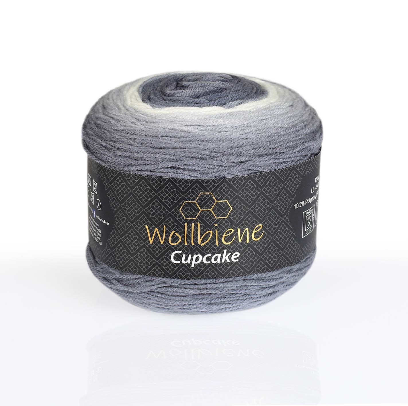 Woolen bee cupcake gradient wool knitting 150g
