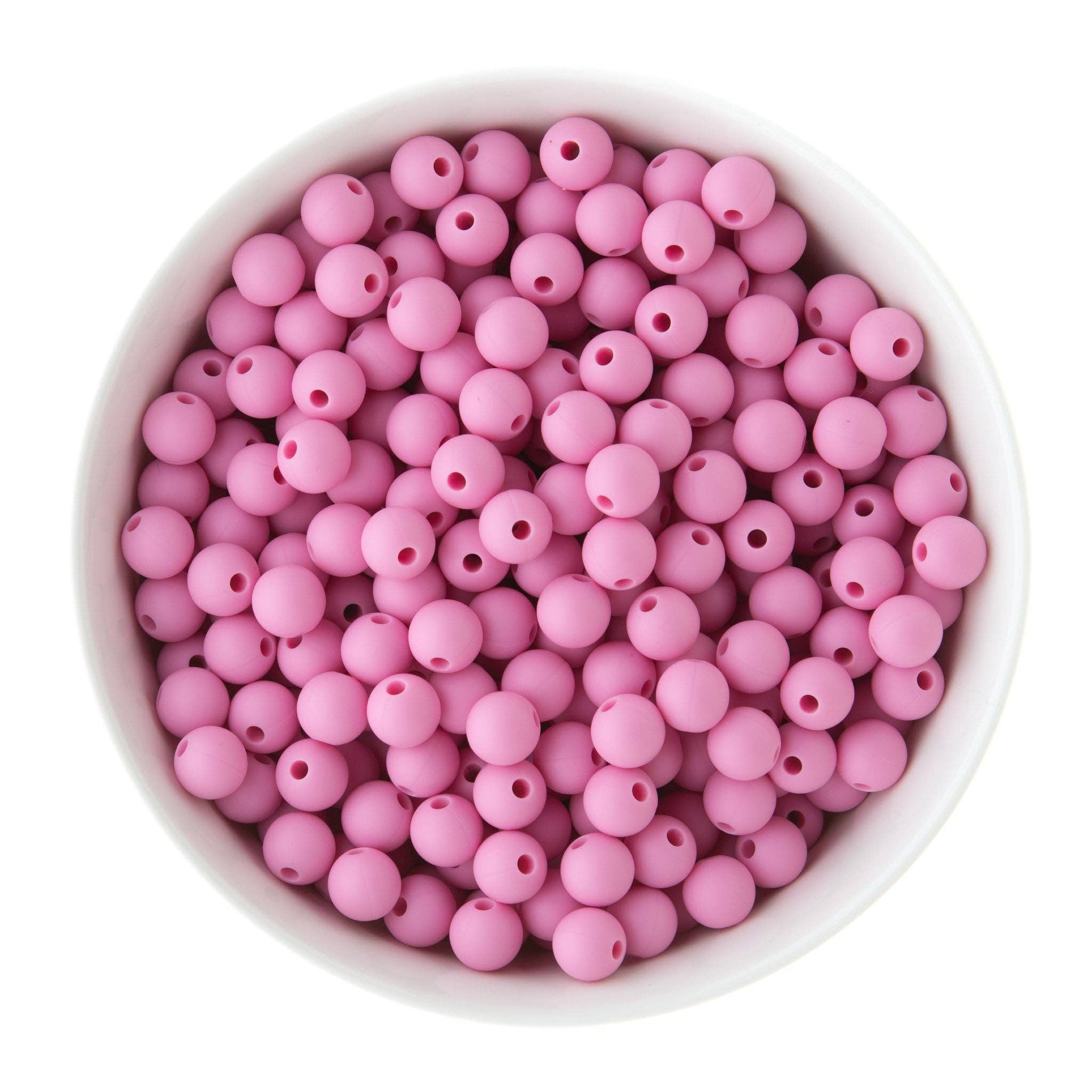 9mm Round Silicone Beads