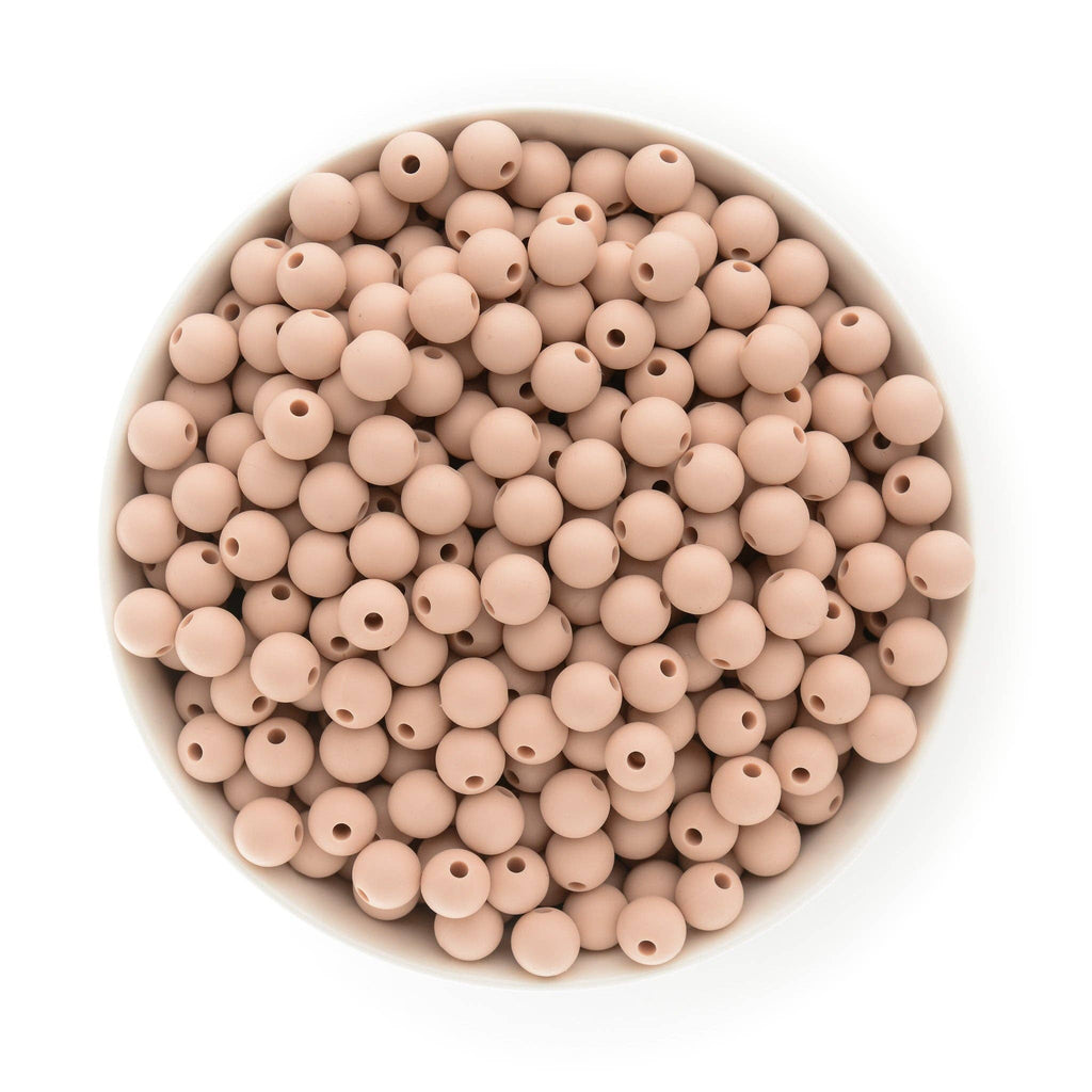 9mm Round Silicone Beads