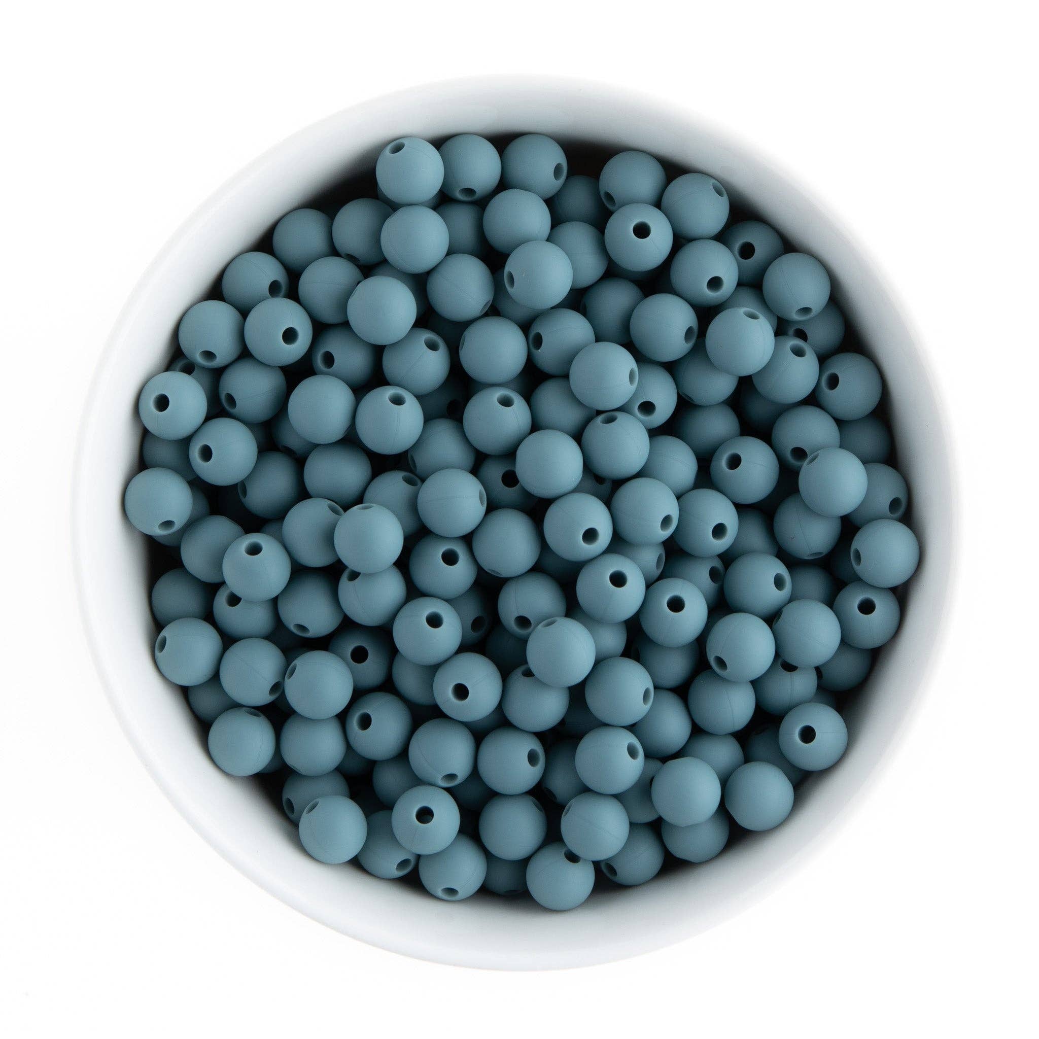 9mm Round Silicone Beads