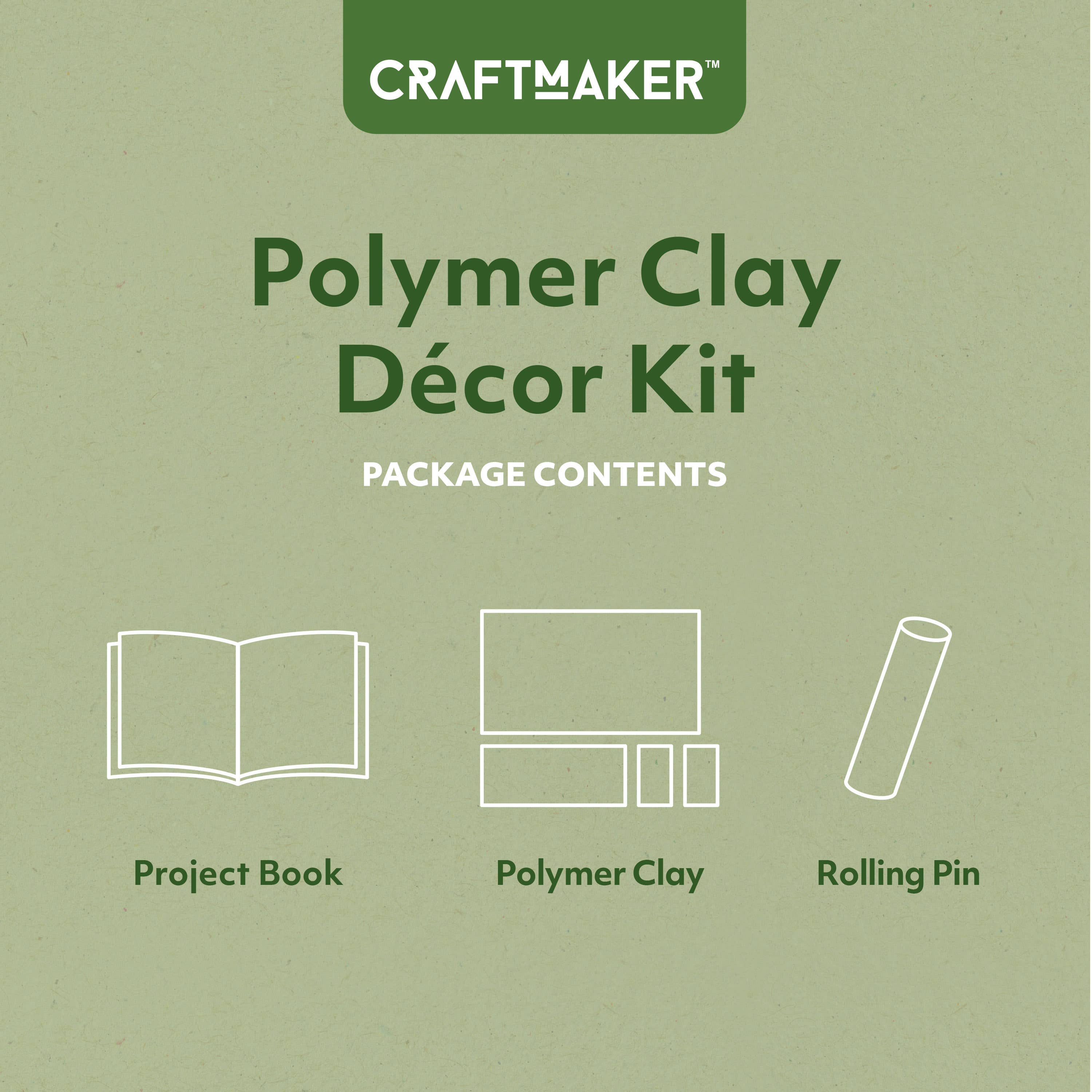 Craft Maker Polymer Clay Home Décor Kit