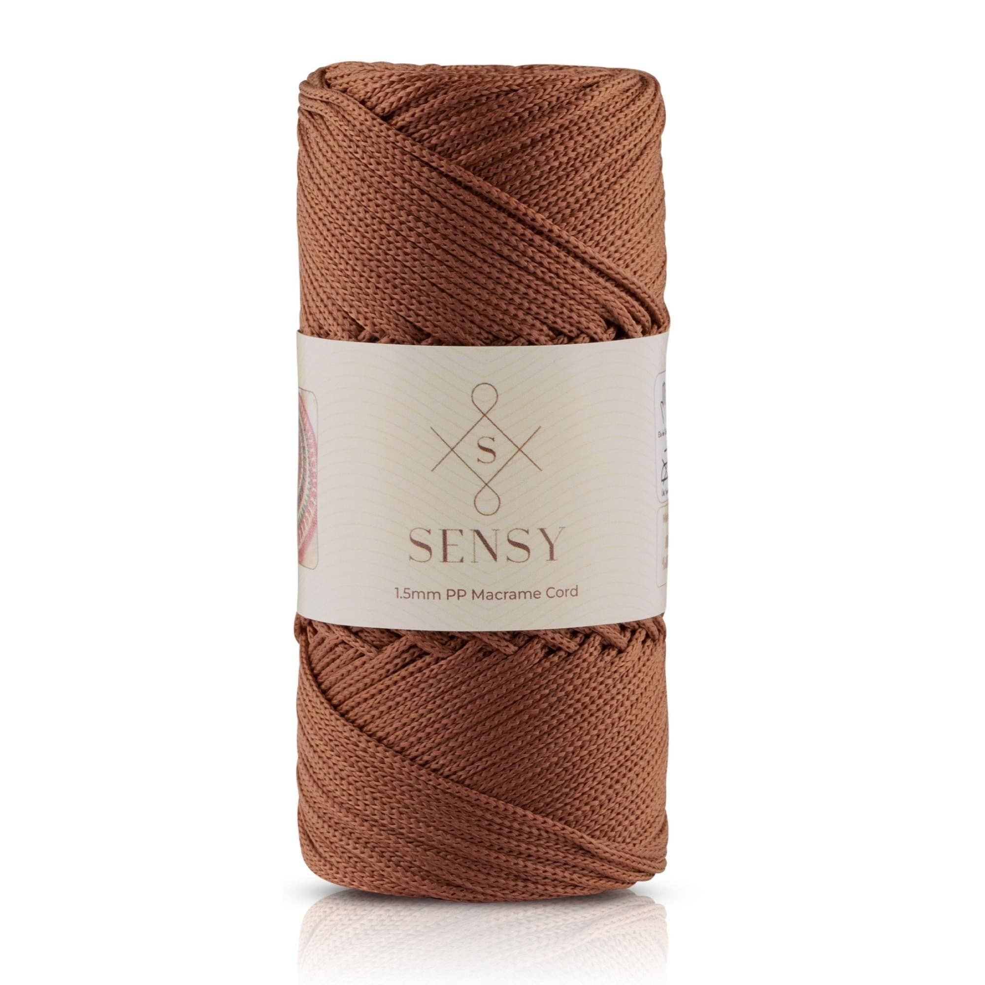 Sensy Premium 1.5mm - 164 yards 100% Polyester Macrame Cord
