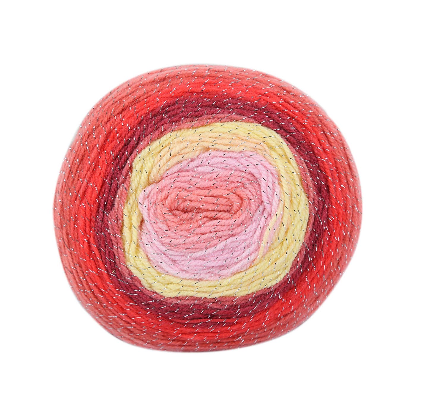 Woolly Bee Cupcake Glitter Gradient Wool Knitting Wool 150g