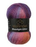 Woolen bee moonlight glitter batik crochet knitting wool