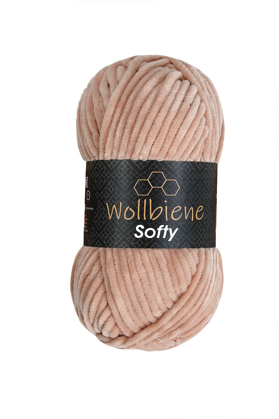 Wool bee softy chenille wool 100gr super bulky knitting