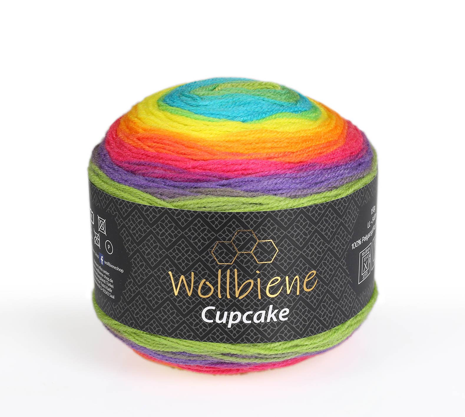 Woolen bee cupcake gradient wool knitting 150g