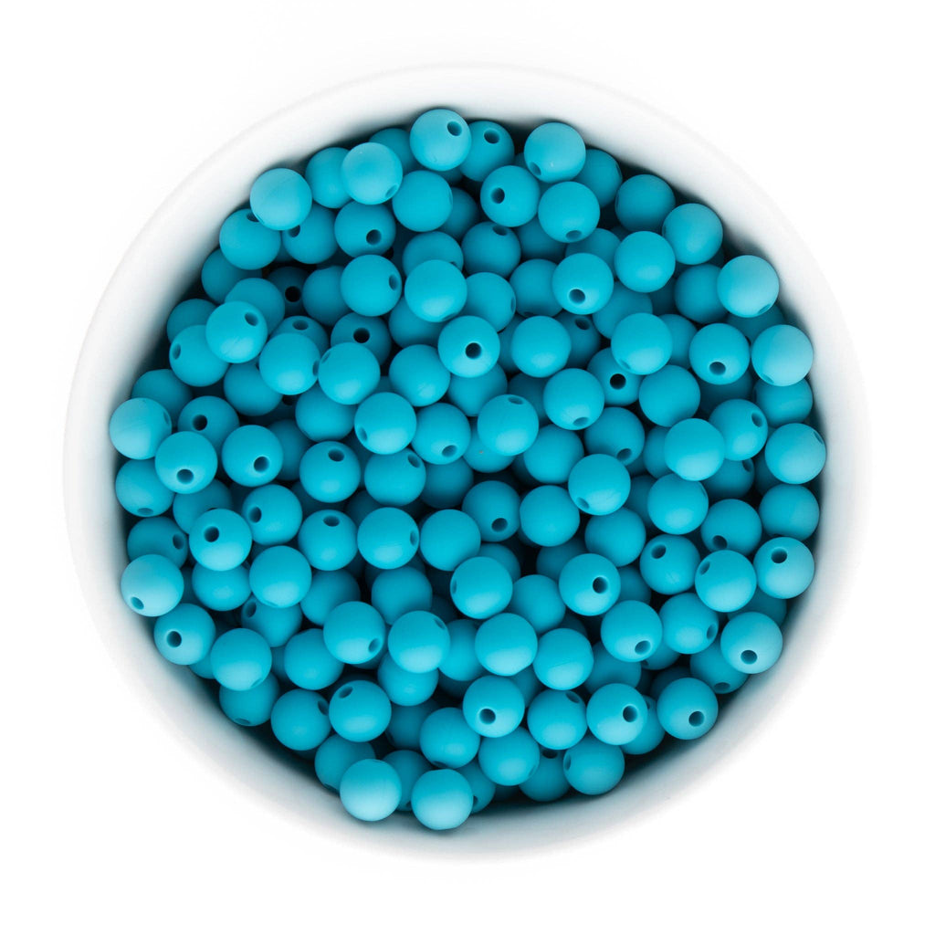 9mm Round Silicone Beads