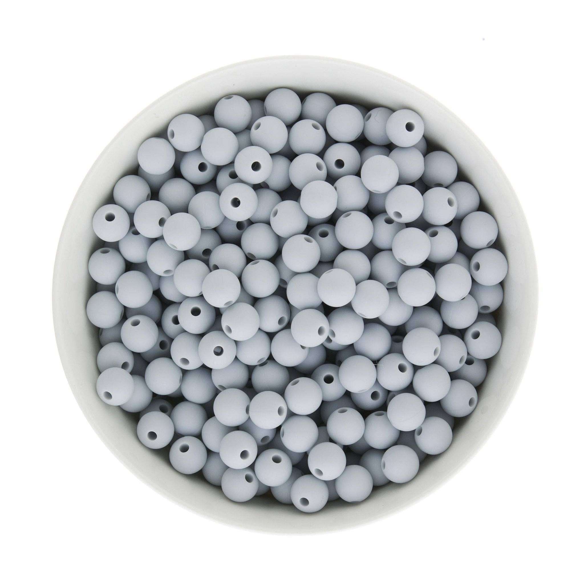 9mm Round Silicone Beads