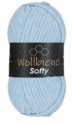 Wool bee softy chenille wool 100gr super bulky knitting