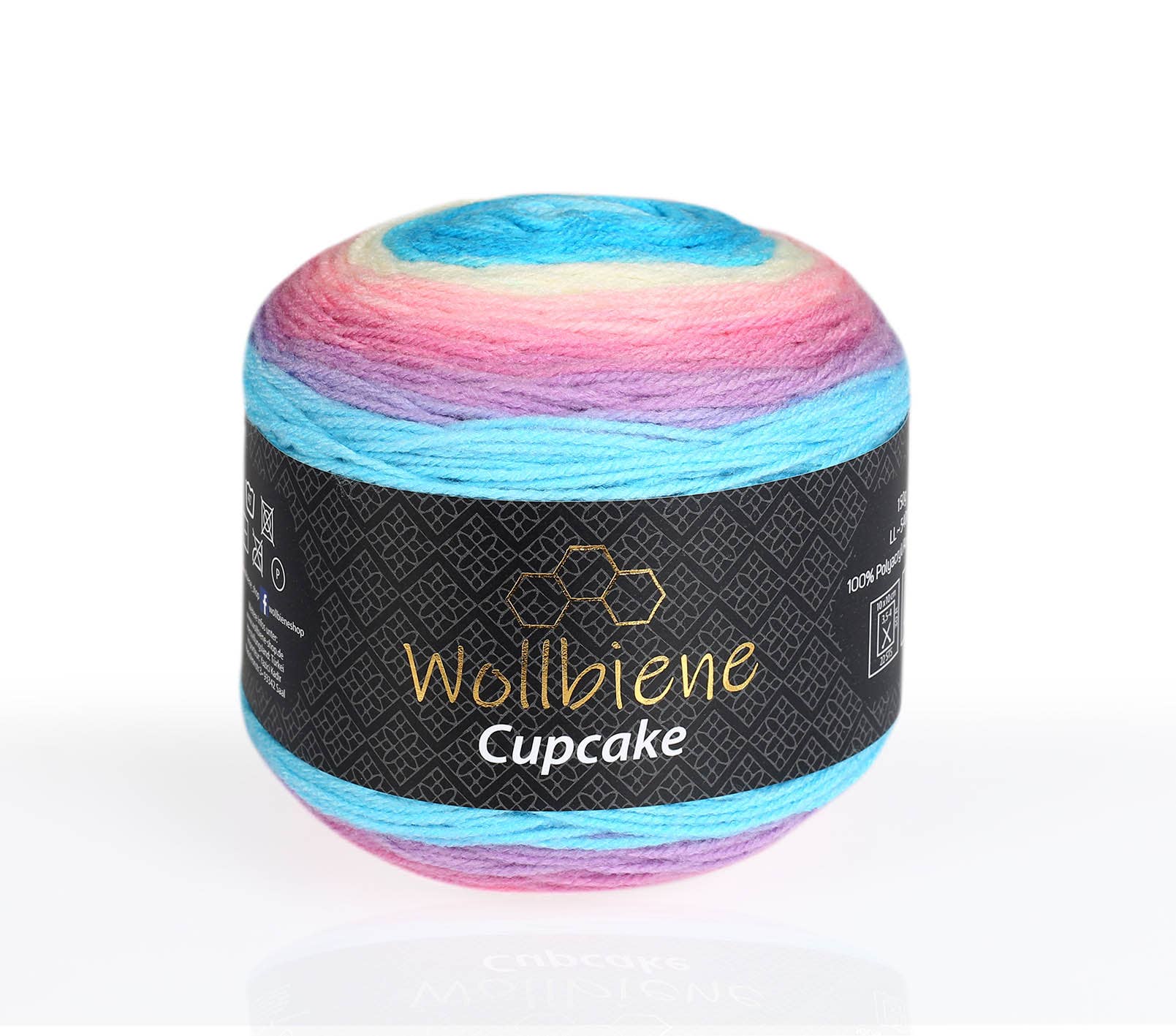 Woolen bee cupcake gradient wool knitting 150g