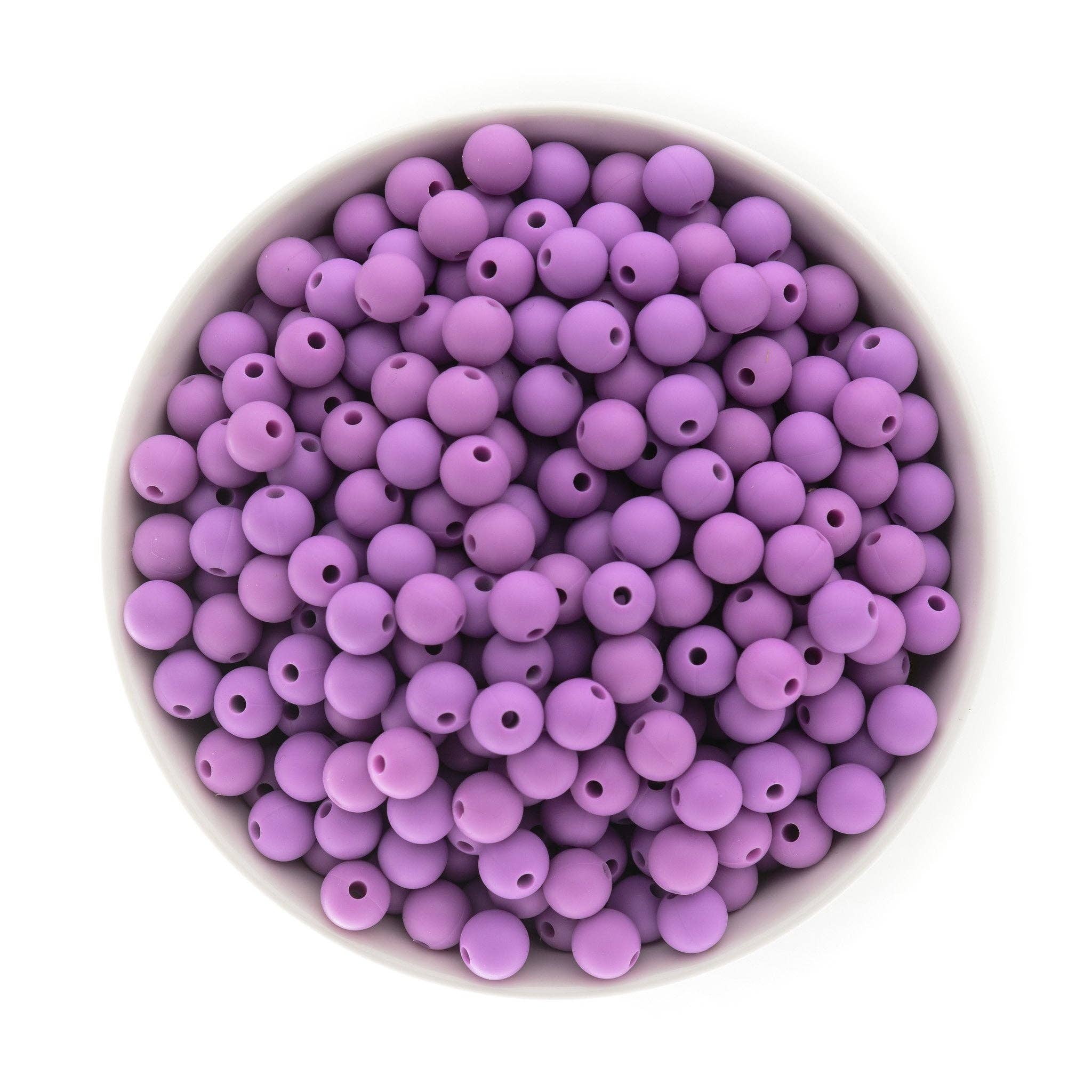 9mm Round Silicone Beads