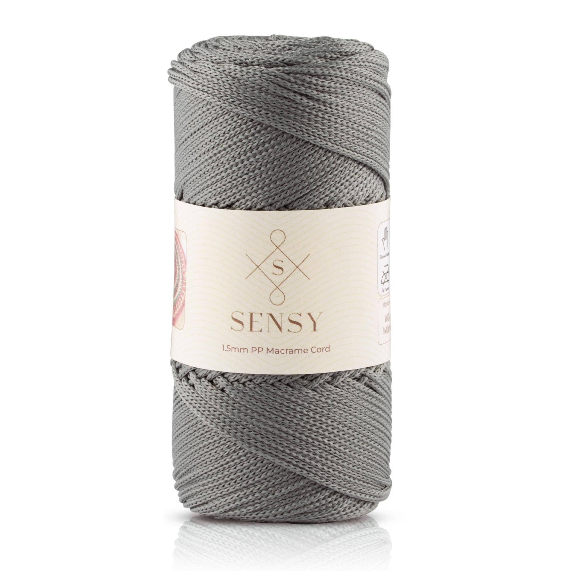Sensy Premium 1.5mm - 164 yards 100% Polyester Macrame Cord