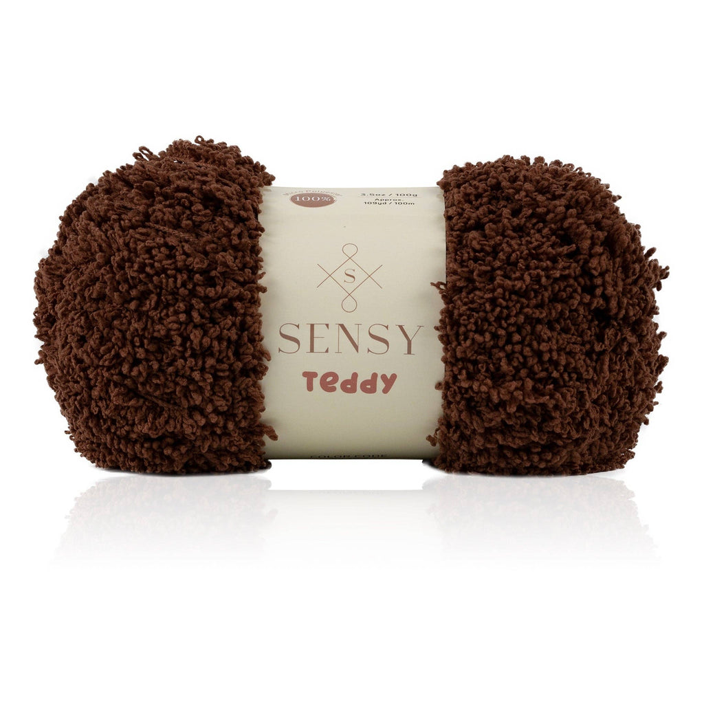 Sensy Teddy Yarn, 3.5 oz, 109 Yards, Gauge 5 Bulky