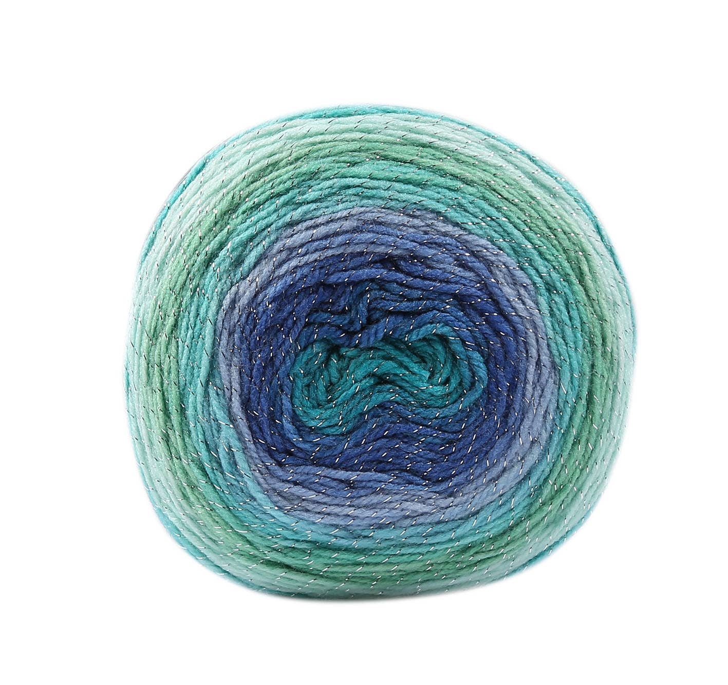 Woolly Bee Cupcake Glitter Gradient Wool Knitting Wool 150g