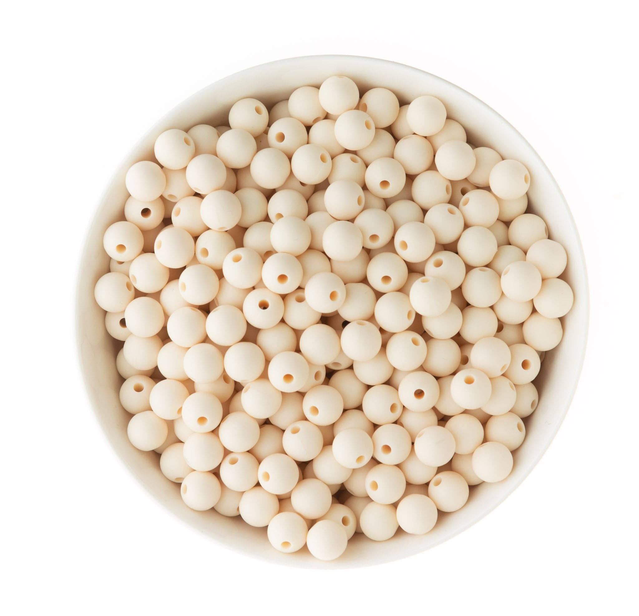 9mm Round Silicone Beads