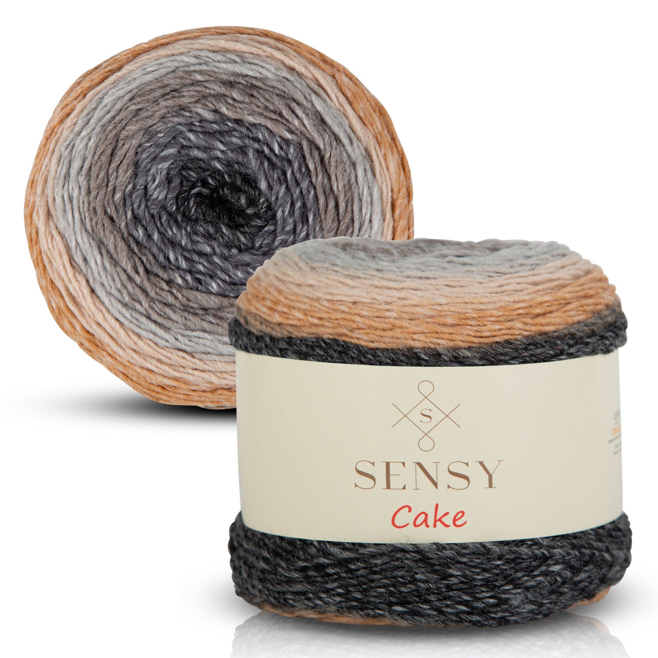 Sensy Cake Yarn, 5.3 oz, 525 Yards, Gauge 3 Light