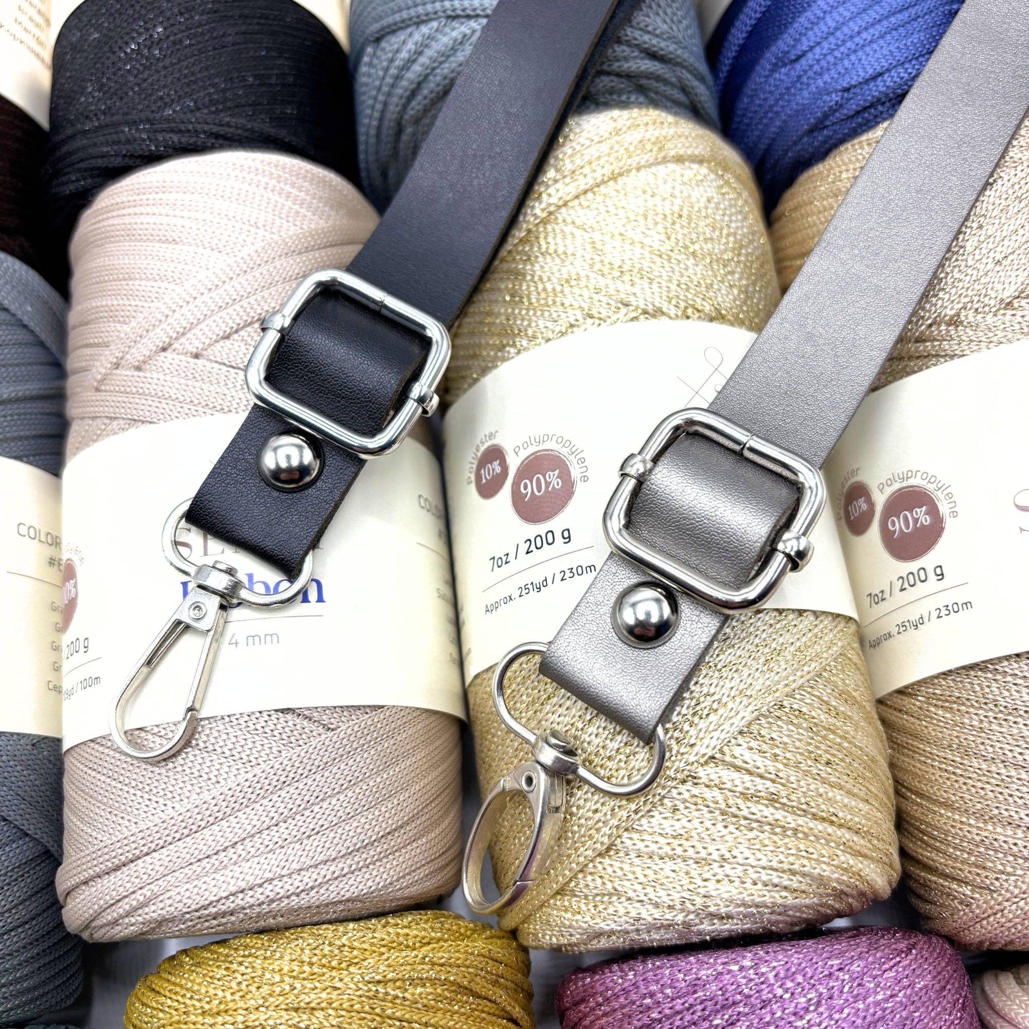 PU Leather Adjustable Bag Strap (65 Cm to 135 Cm)