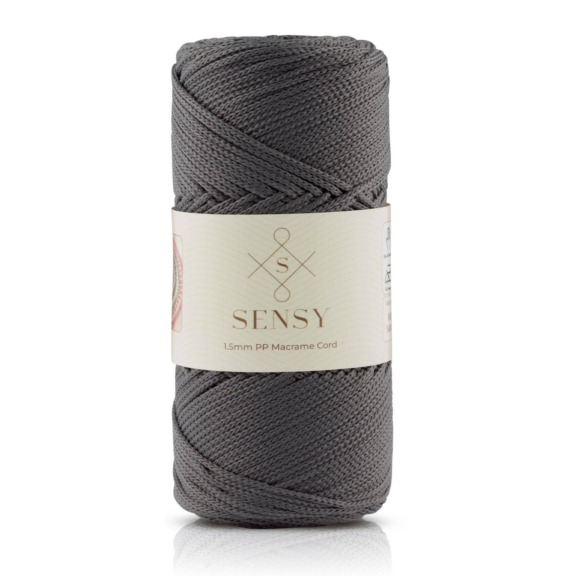 Sensy Premium 1.5mm - 164 yards 100% Polyester Macrame Cord