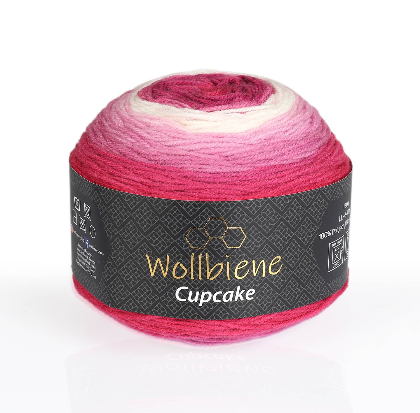 Woolen bee cupcake gradient wool knitting 150g