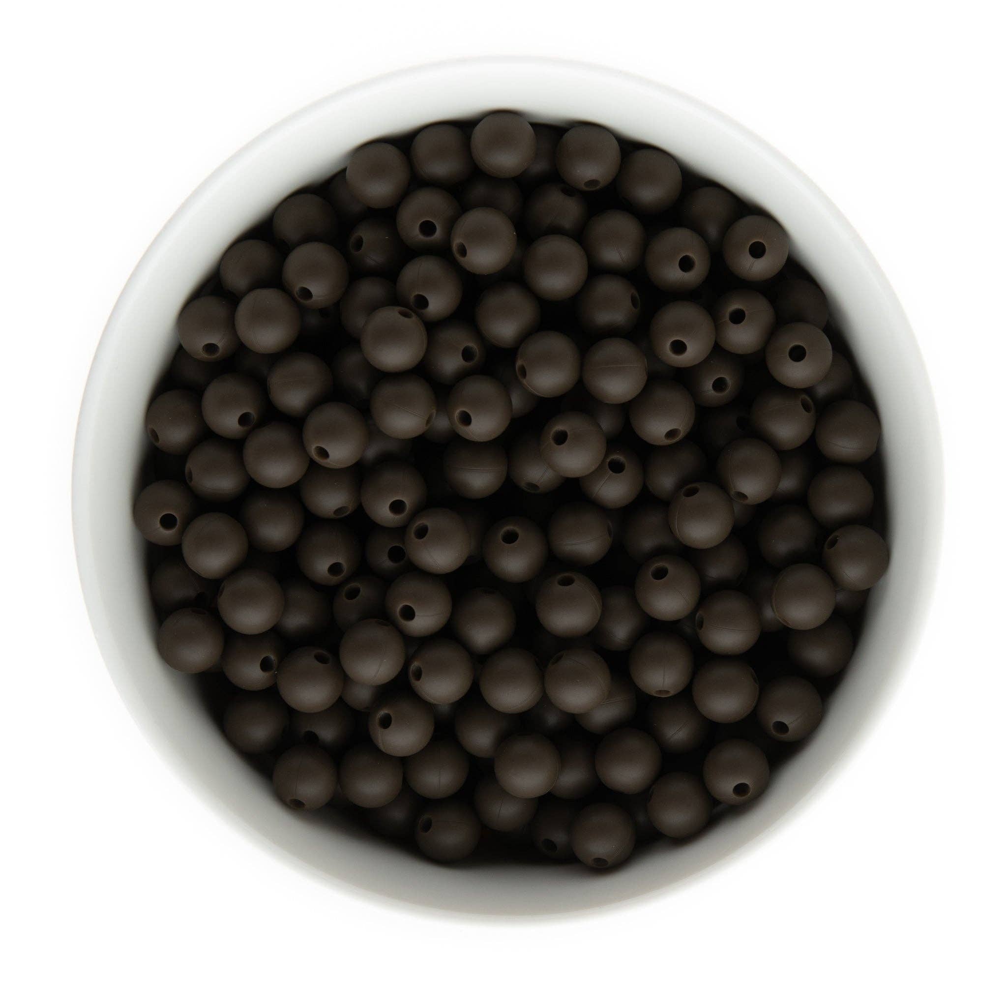 9mm Round Silicone Beads