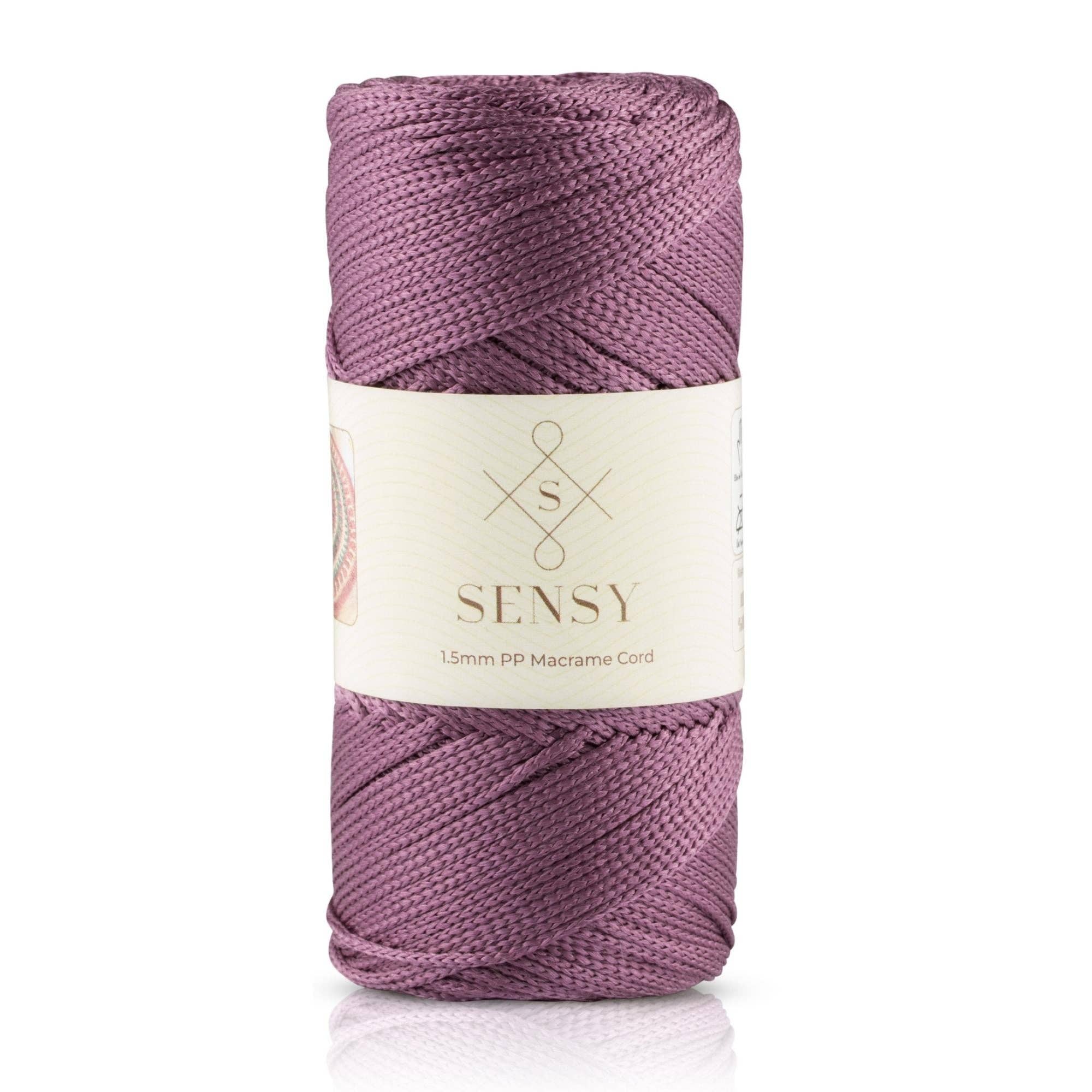 Sensy Premium 1.5mm - 164 yards 100% Polyester Macrame Cord