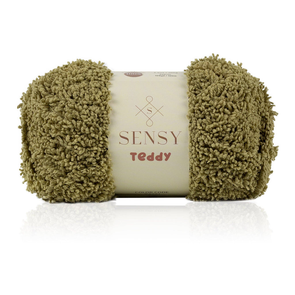 Sensy Teddy Yarn, 3.5 oz, 109 Yards, Gauge 5 Bulky