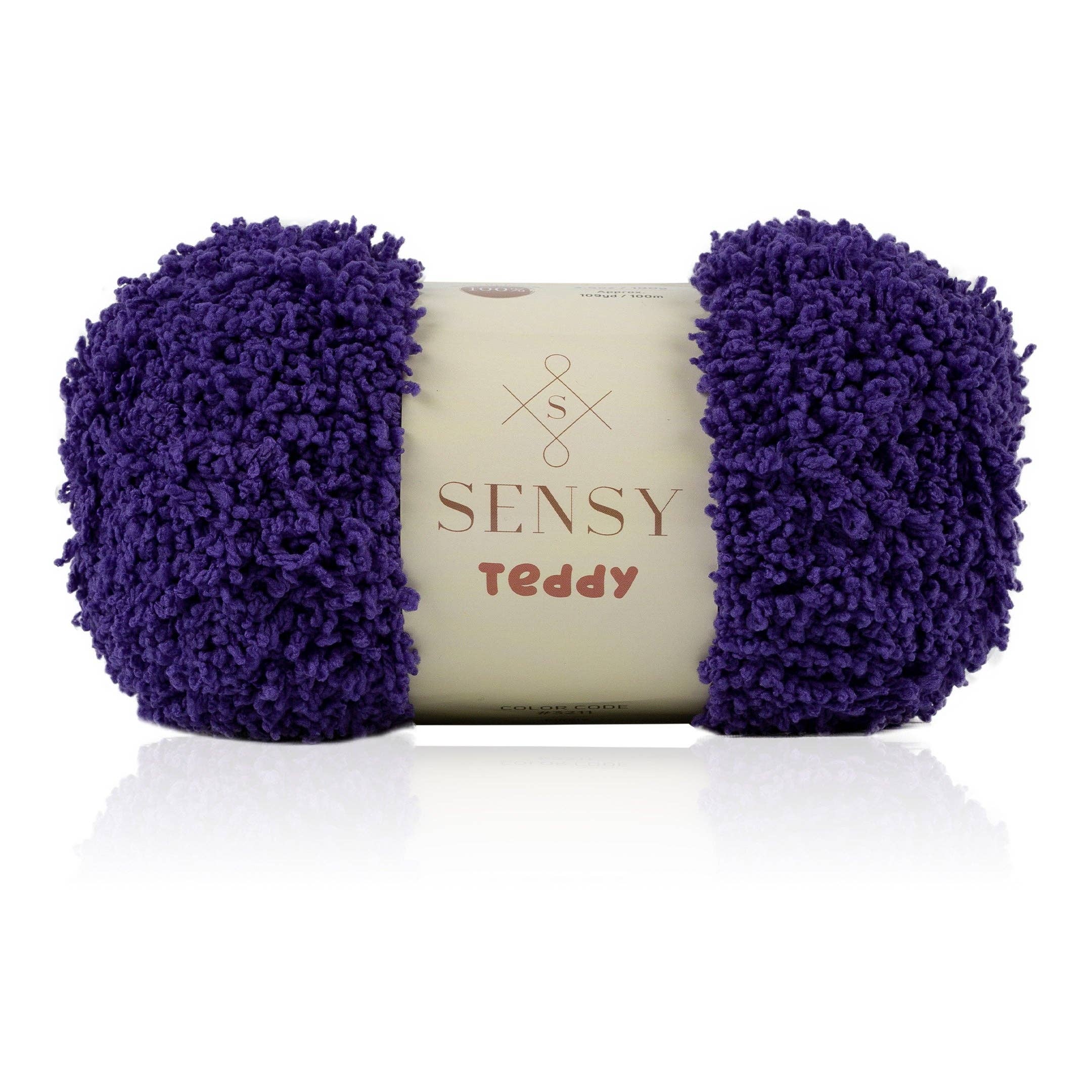 Sensy Teddy Yarn, 3.5 oz, 109 Yards, Gauge 5 Bulky