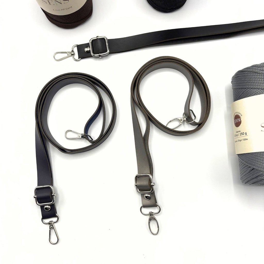 PU Leather Adjustable Bag Strap (65 Cm to 135 Cm)