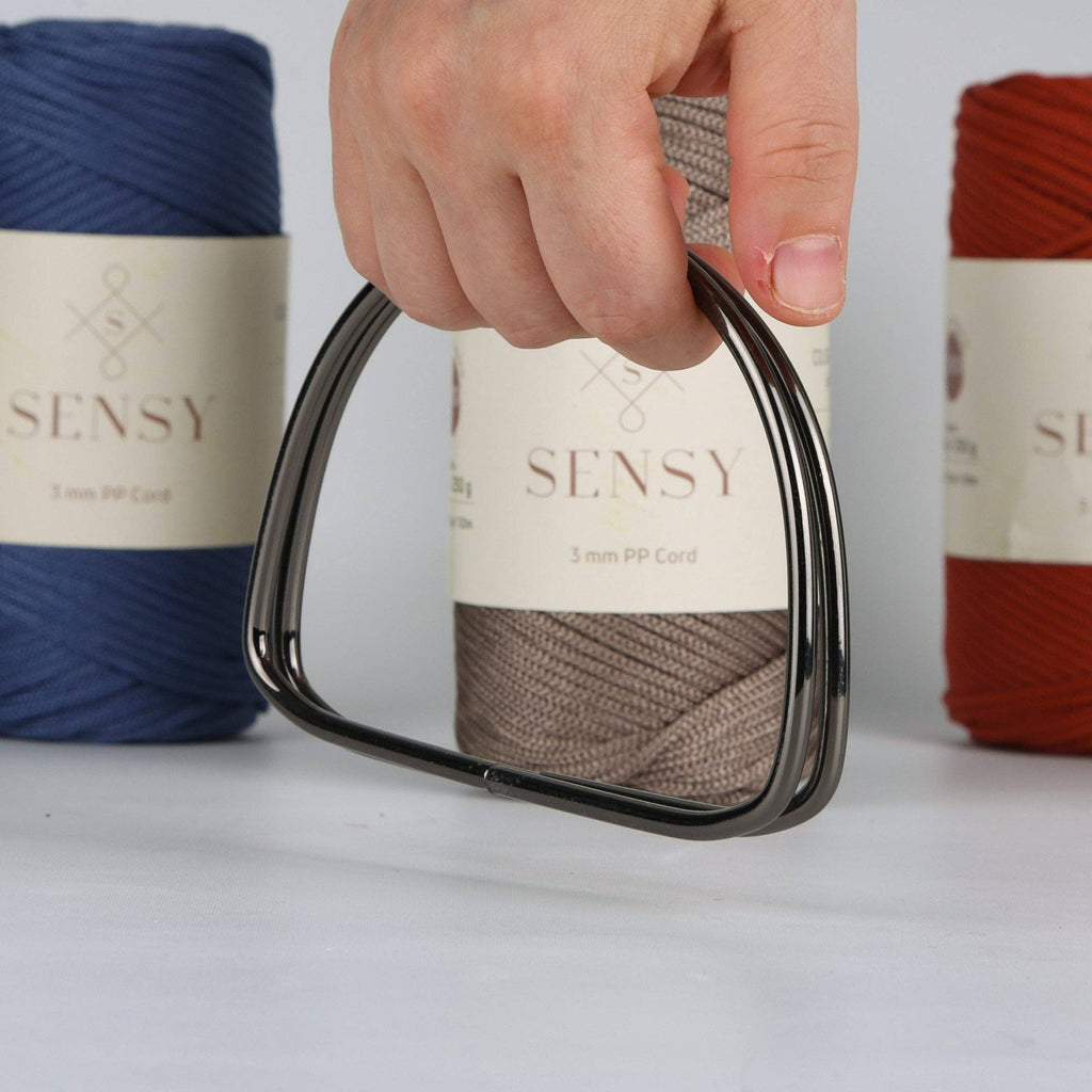 Metal Bag Handle - D Shape