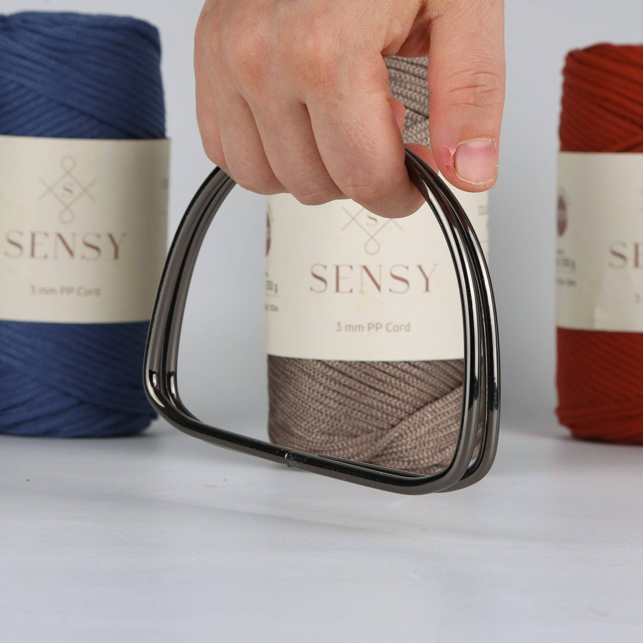 Metal Bag Handle - D Shape