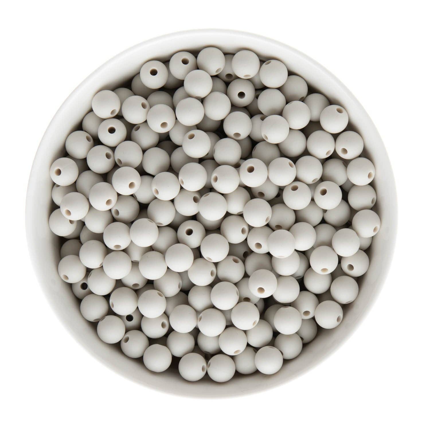 9mm Round Silicone Beads