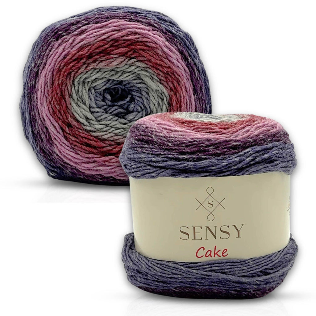 Sensy Cake Yarn, 5.3 oz, 525 Yards, Gauge 3 Light