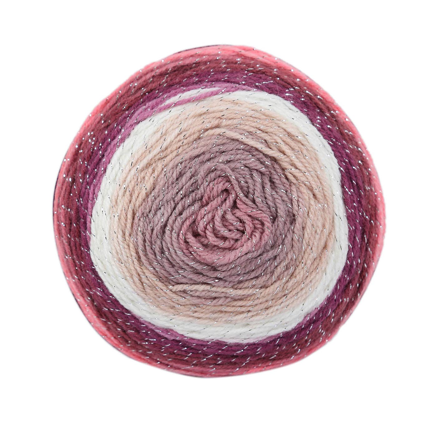 Woolly Bee Cupcake Glitter Gradient Wool Knitting Wool 150g