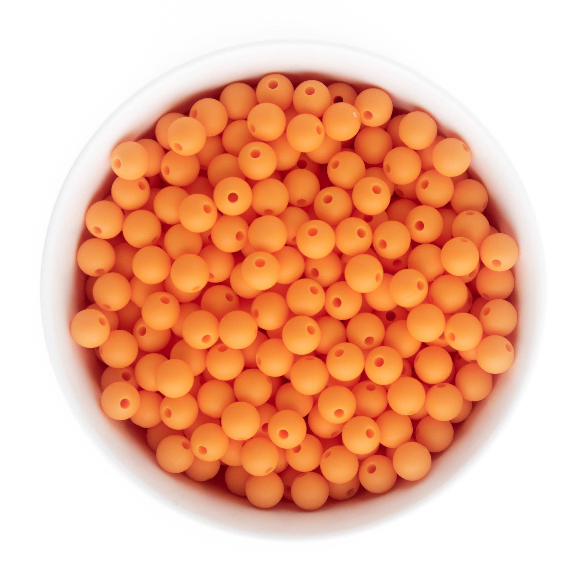 9mm Round Silicone Beads