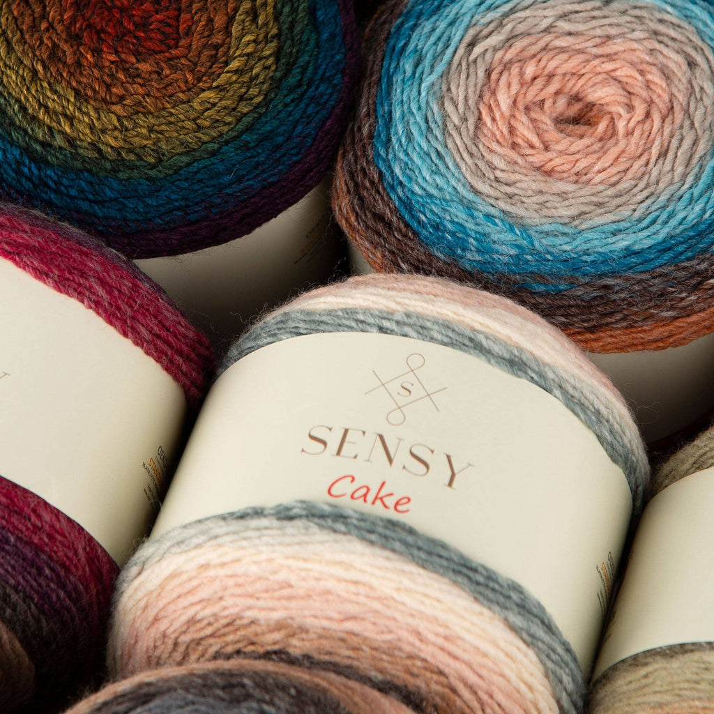 Sensy Cake Yarn, 5.3 oz, 525 Yards, Gauge 3 Light