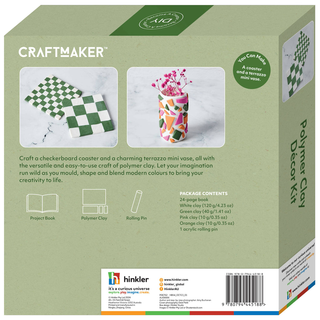 Craft Maker Polymer Clay Home Décor Kit