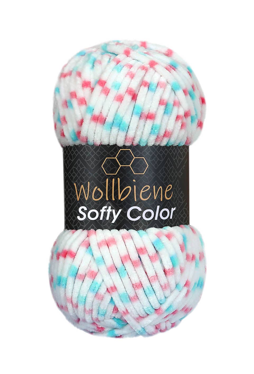 Softy Color Chenille Wool 100gr Coloured Knitting Hobby DIY