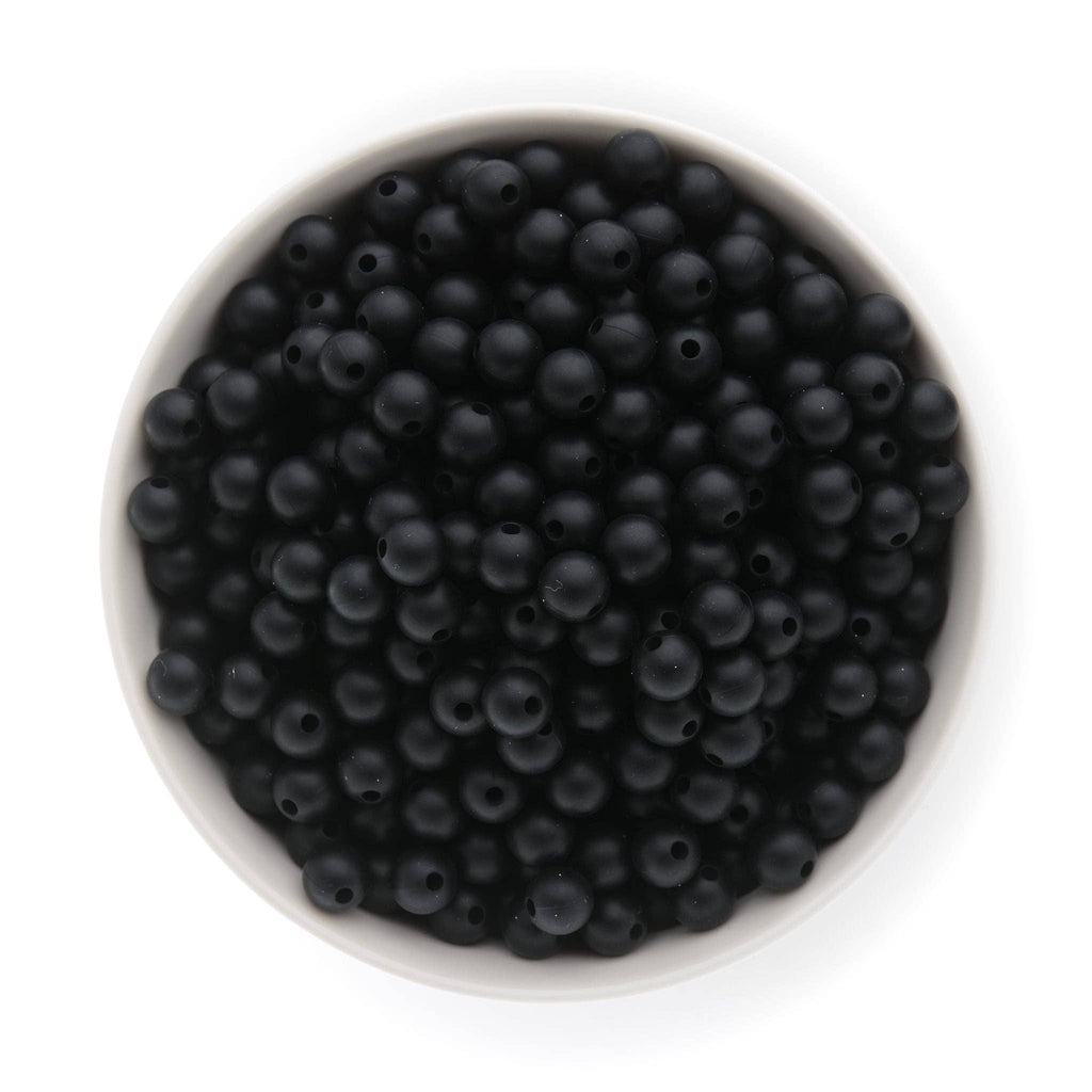 9mm Round Silicone Beads