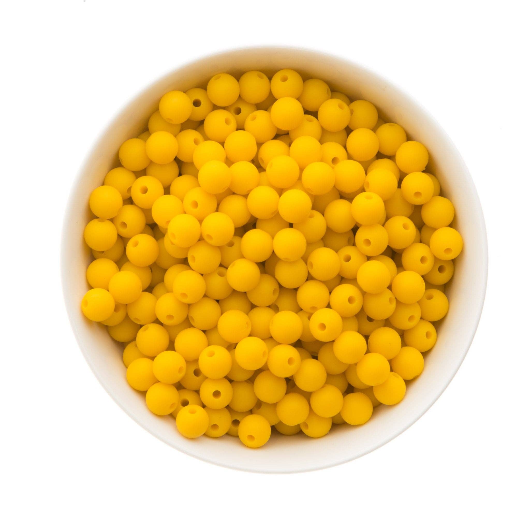 9mm Round Silicone Beads