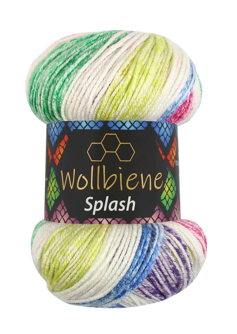 Woolbee splash antipilling wool gradient 100g multicol