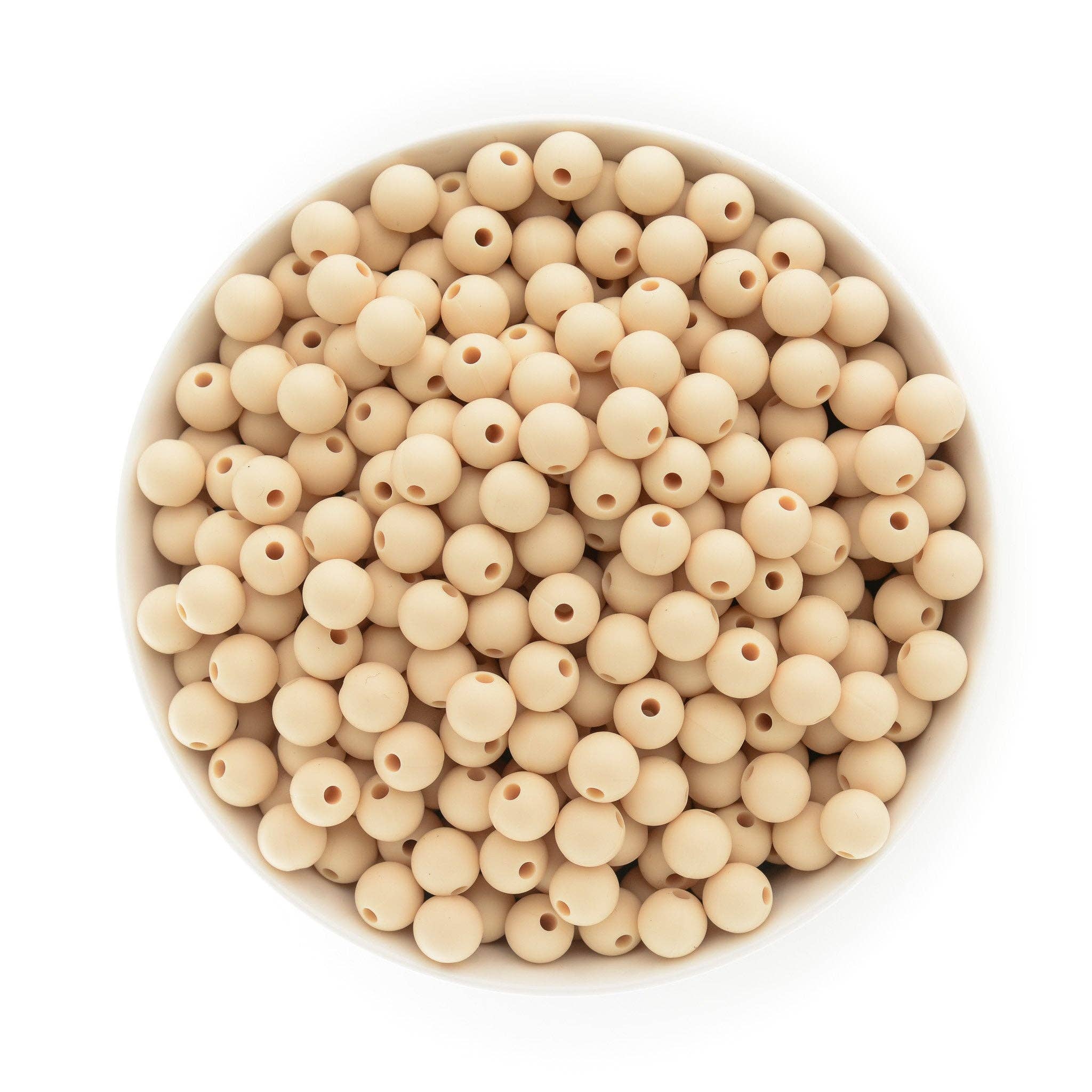 9mm Round Silicone Beads