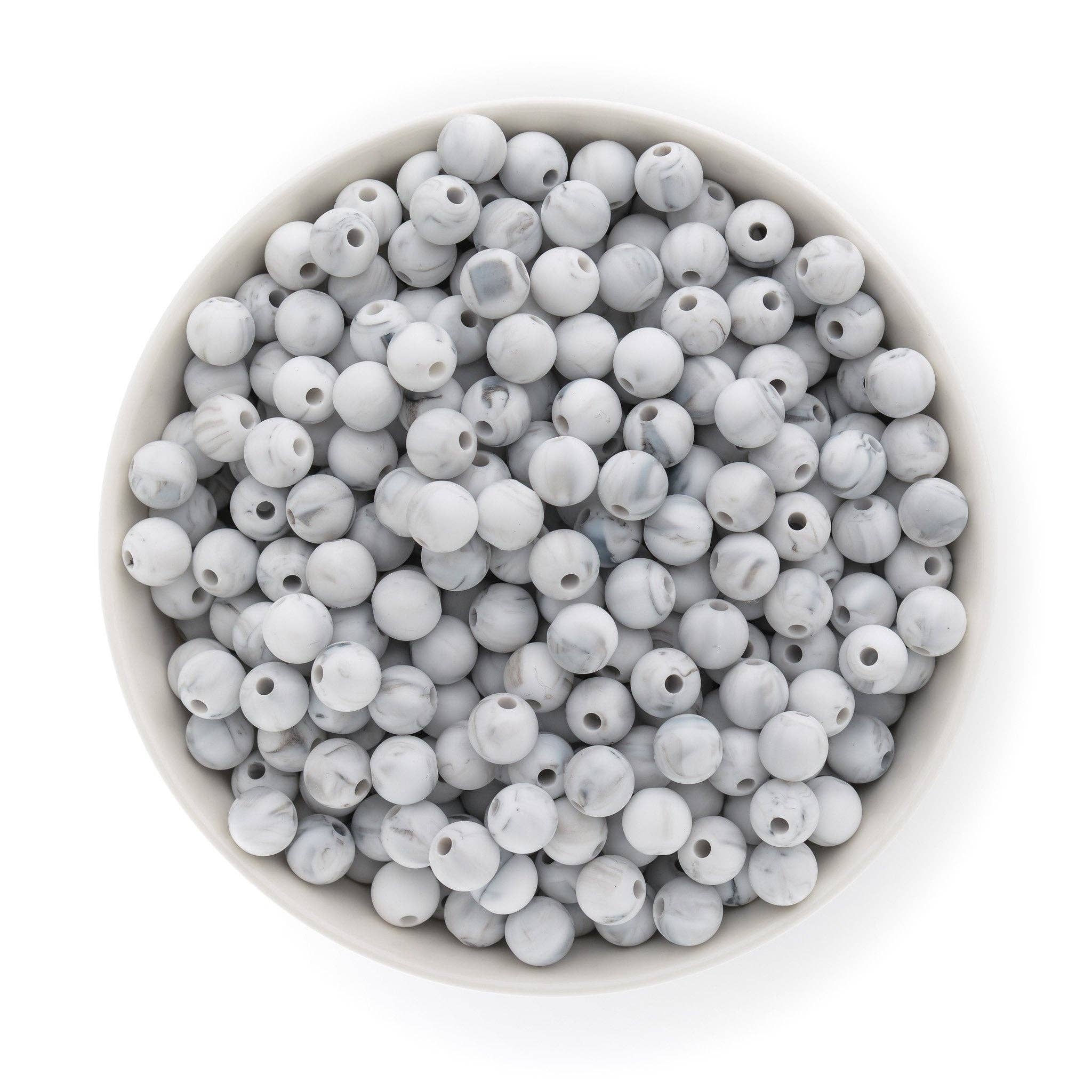 9mm Round Silicone Beads