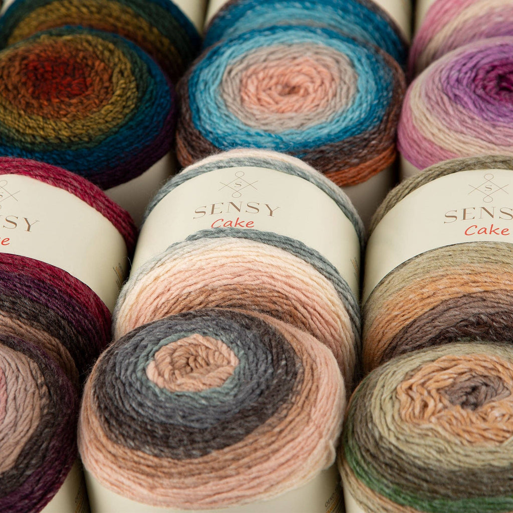 Sensy Cake Yarn, 5.3 oz, 525 Yards, Gauge 3 Light
