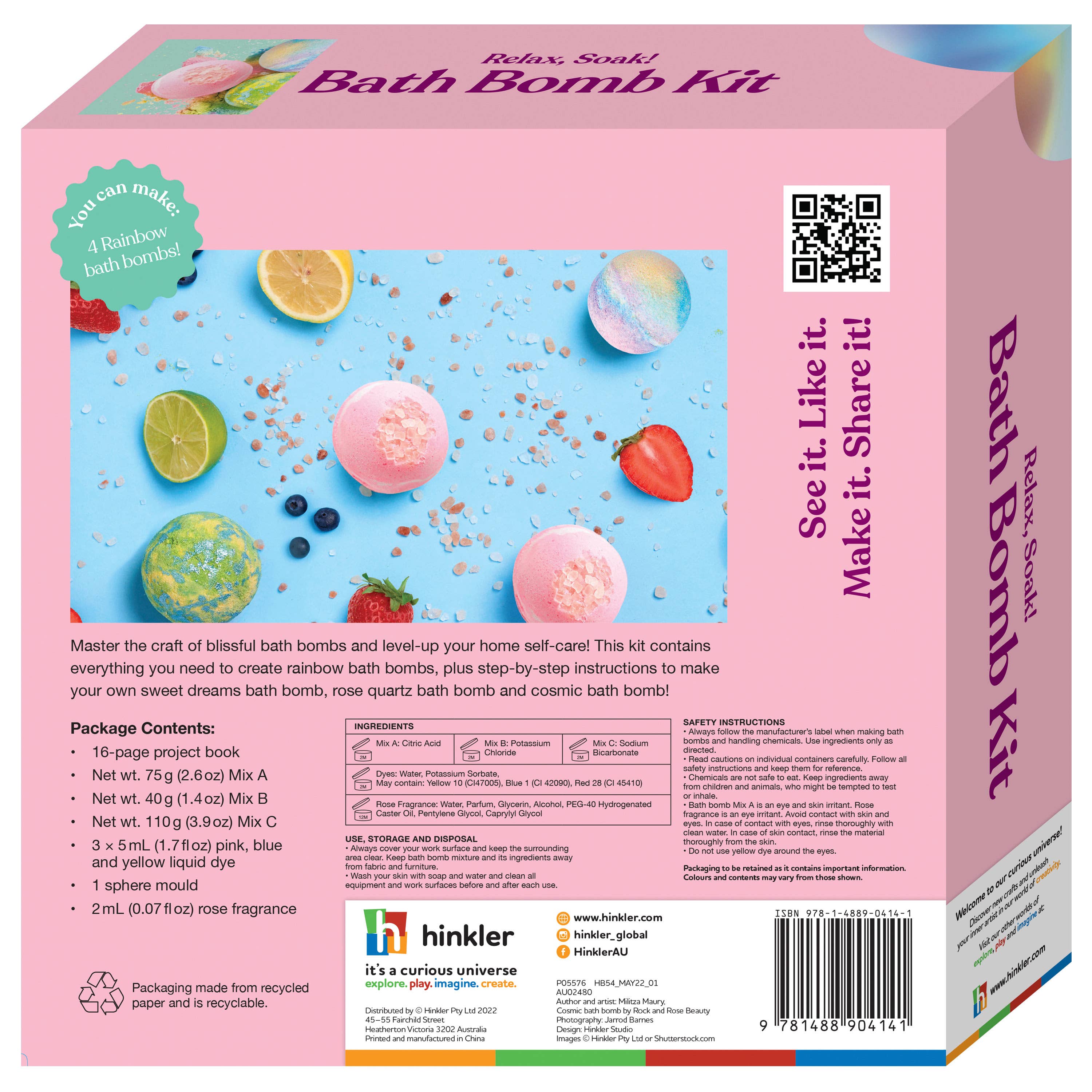 OMC! Relax Soak! Bath Bomb Kit