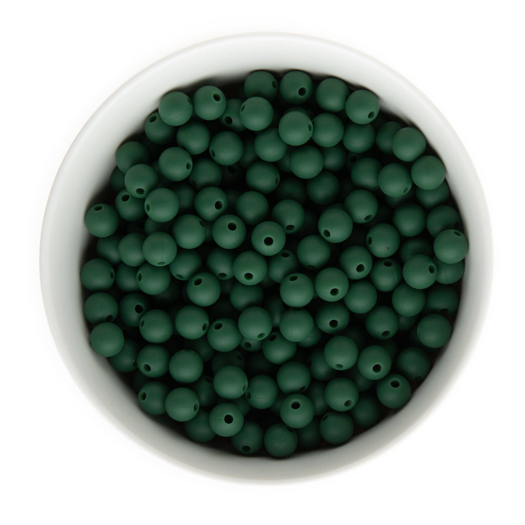 9mm Round Silicone Beads