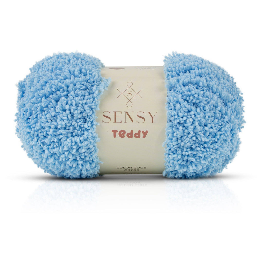 Sensy Teddy Yarn, 3.5 oz, 109 Yards, Gauge 5 Bulky