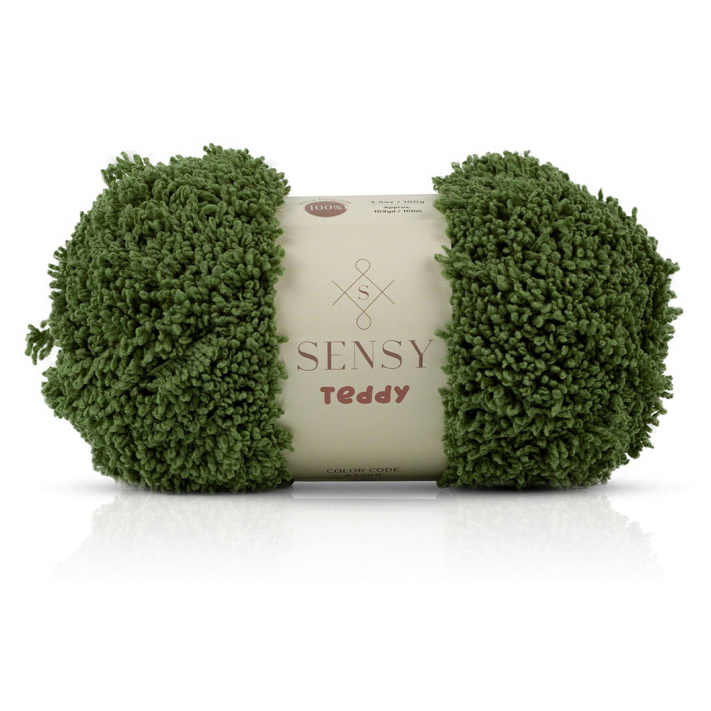 Sensy Teddy Yarn, 3.5 oz, 109 Yards, Gauge 5 Bulky