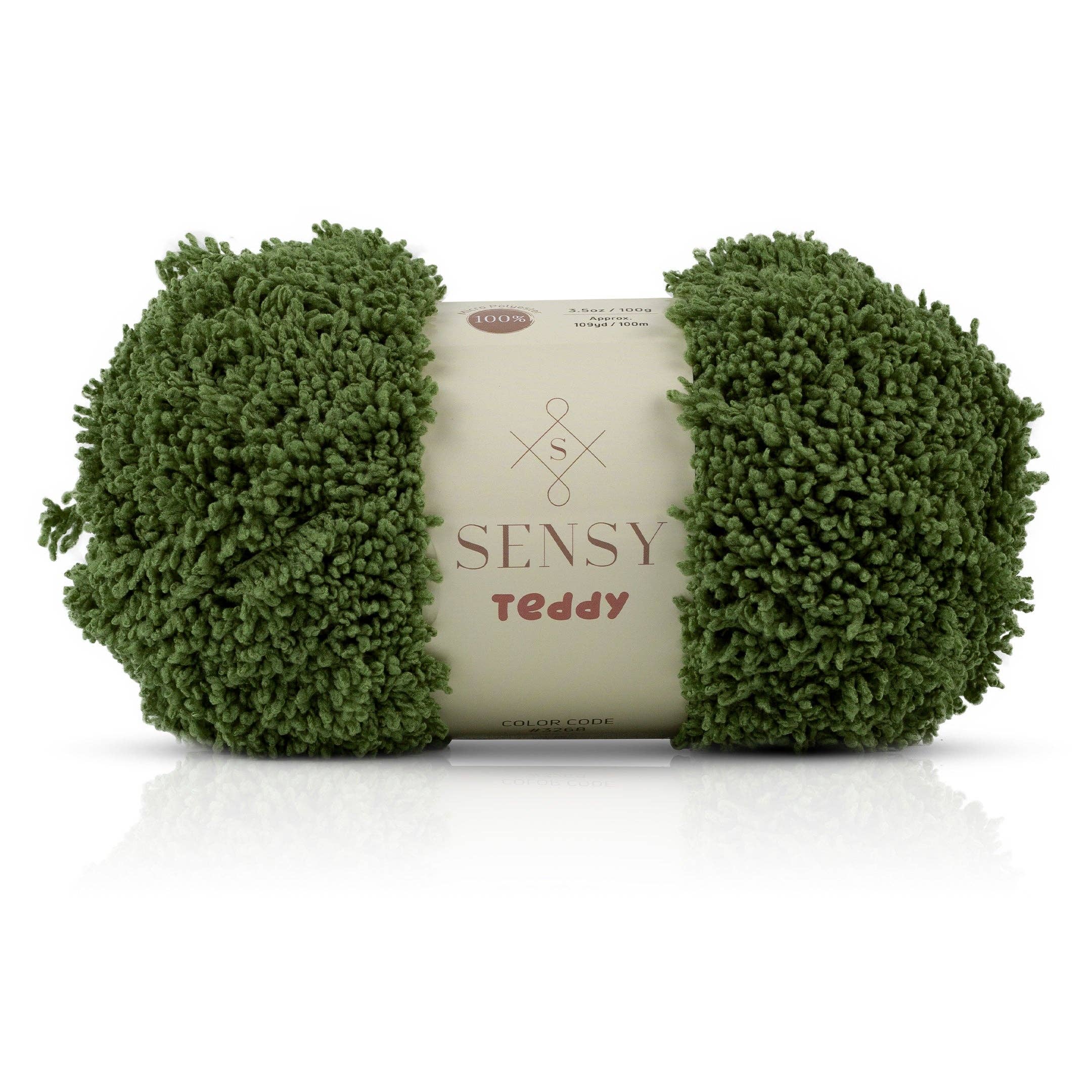 Sensy Teddy Yarn, 3.5 oz, 109 Yards, Gauge 5 Bulky