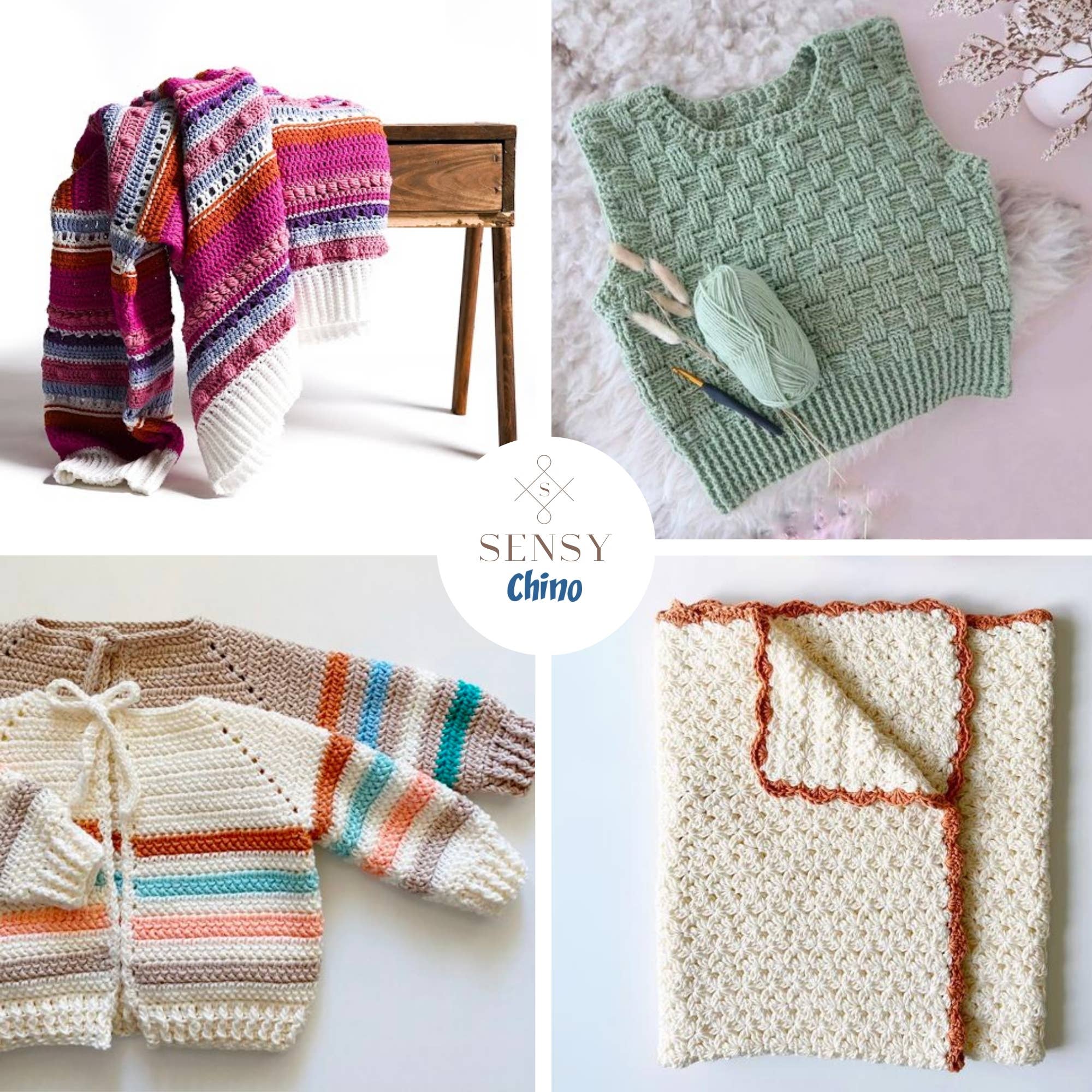 Sensy Chino Soft Cotton Yarn, 3.5 oz, 360 Yards, Gauge 2 Fin